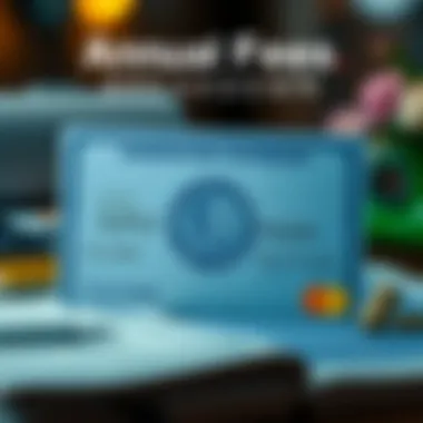 A breakdown of annual fees and additional charges