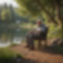 A serene landscape representing retirement dreams