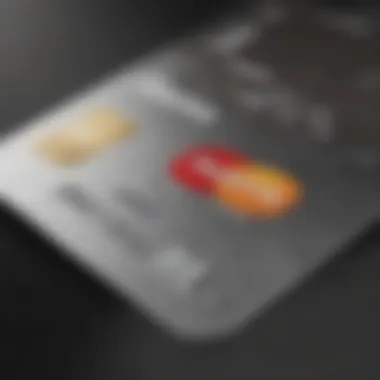 An illustration of a secured credit card showcasing its features