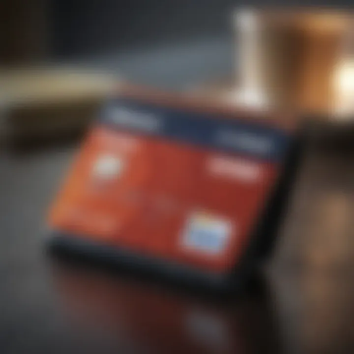 Commerce Bank Visa Credit Card in a wallet