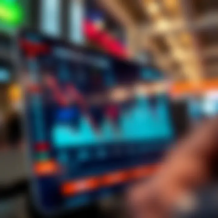 Chart highlighting the relationship between Dow 30 futures and market predictions