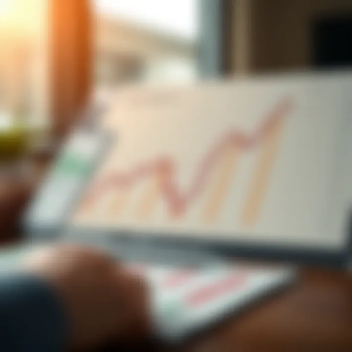 Charts displaying potential financial returns