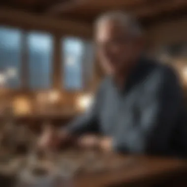 Strategic Planning for Retirement Small business owner contemplating retirement options