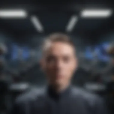 Navigating the Ethics of AI Conceptual image depicting ethical implications of AI