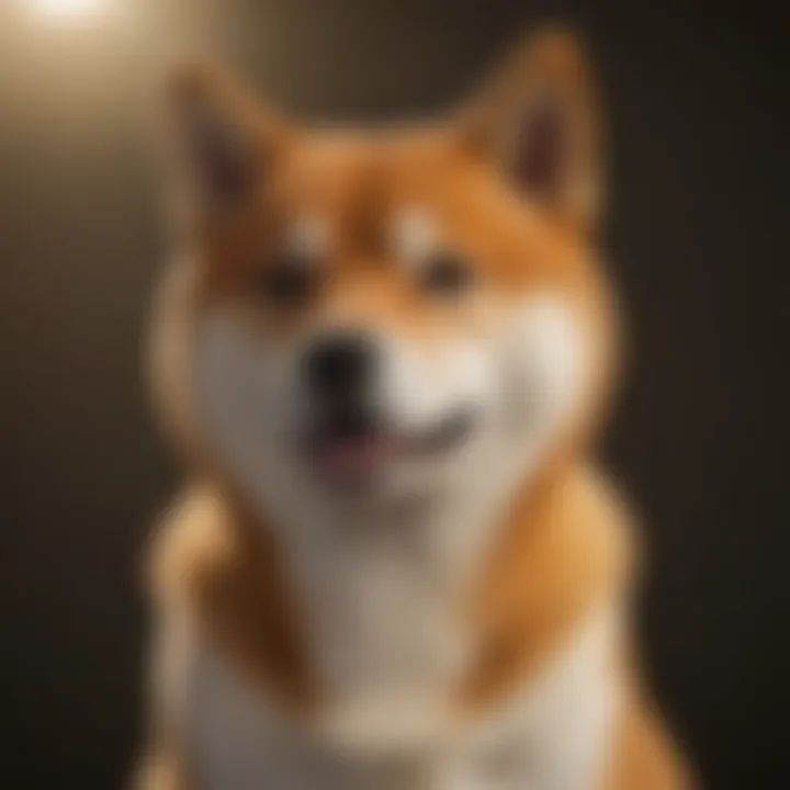 Graph showing Shiba Inu price trends