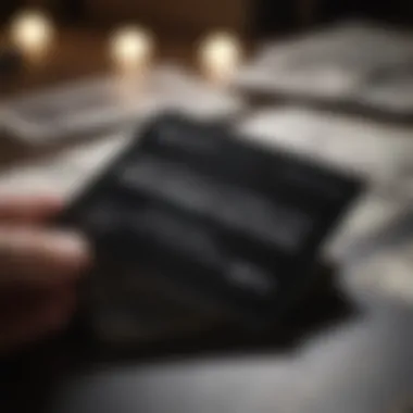 Analyzing Costs Associated with Black Cards A professional analyzing costs and fees related to black cards