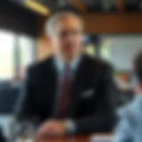 Ned Johnson in a professional setting during a meeting