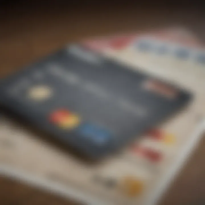 A close-up of a credit card application with a payday lender's logo