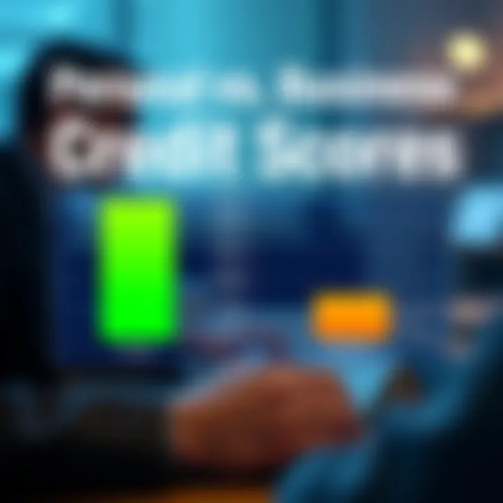 Personal vs. Business Credit Scores Comparison Comparison of personal credit scores and business credit scores