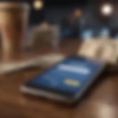 Seamless Digital Transactions Digital transaction on a smartphone