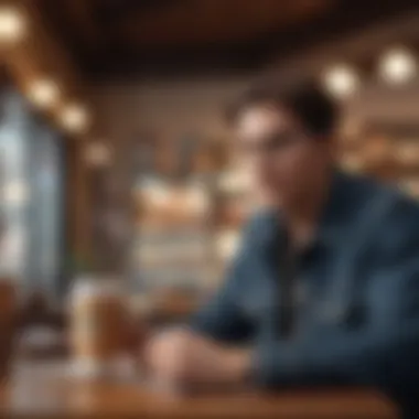 Exploring Freelance Opportunities for Students Freelancer working on a project in a coffee shop