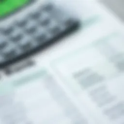 A close-up view of a bank statement showcasing various account balances