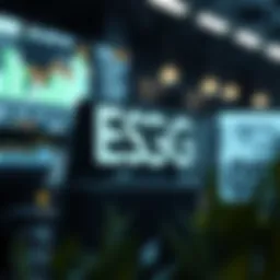 Visual representation of ESG metrics and their impact on corporate strategies