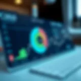 Visual representation of credit score dynamics