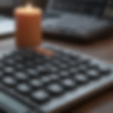 Calculator displaying percentage calculation