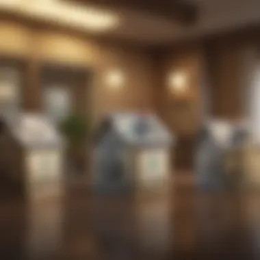 Visual representation of different loan types
