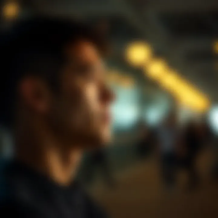Personal Assets and Self-Worth A reflective individual contemplating personal assets