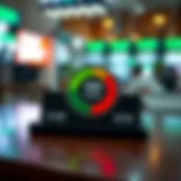 Visual representation of credit score updates